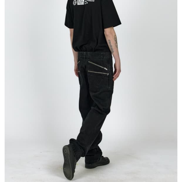 MPa SPLIT POCKET PANTS (BLACK) s사이즈