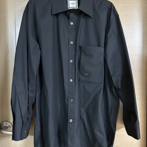 [46]우영미 24SS 셔츠 블랙