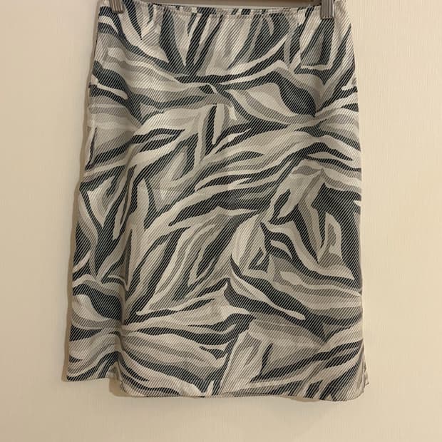 일본 빈티지 스커트 Vintage zebra pattern skirt