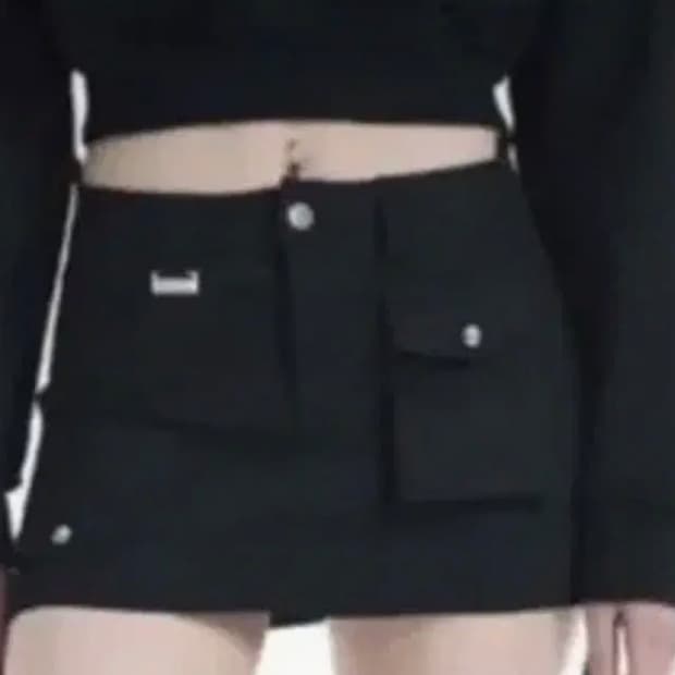 보헤미안서울 바이커 스커트 S