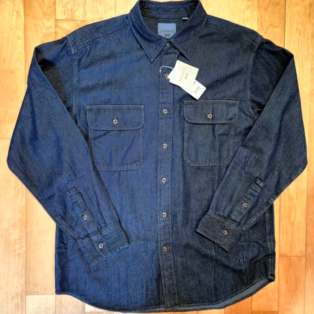 유니클로 JW앤더슨 데님 셔츠 XL 새제품