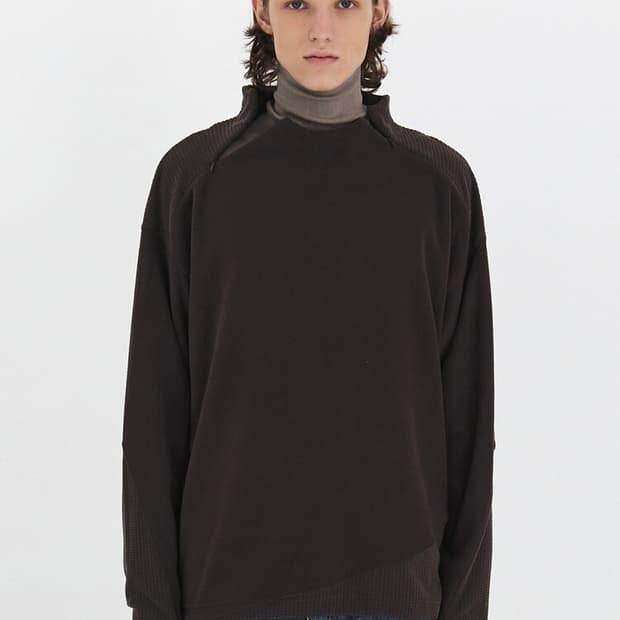 [윈더x츠통령] CTR 블로킹 플리스 풀오버 - XL