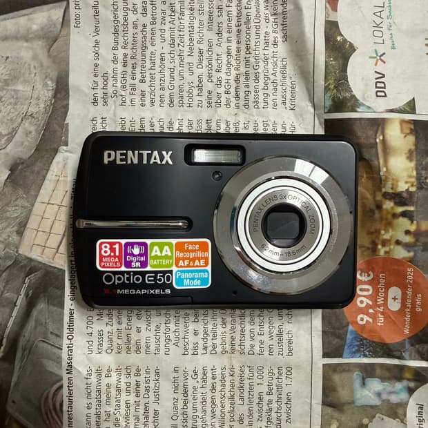 Hot🔥_펜탁스 Pentax optio E50