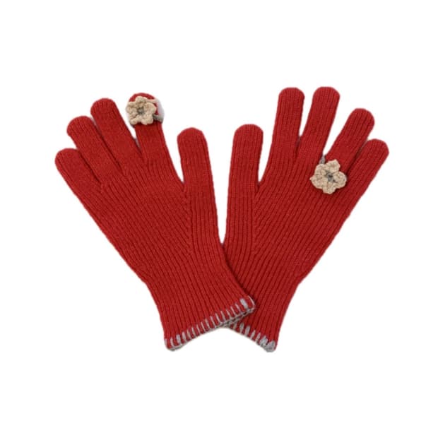 [빈티지] 모리걸 꽃반지 포인트 장갑