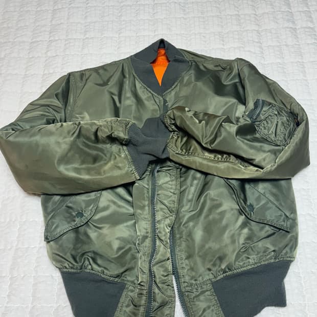 90s 미군 빈티지 알파인더스트리 ma-1