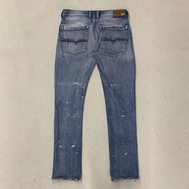 [30,33] 디젤 ZATHAN 디스트레스드 데님팬츠