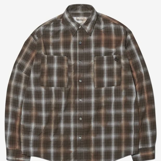 노매뉴얼 O.D 셔츠 브라운 M