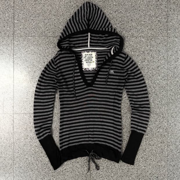 vondutch striped hoodie