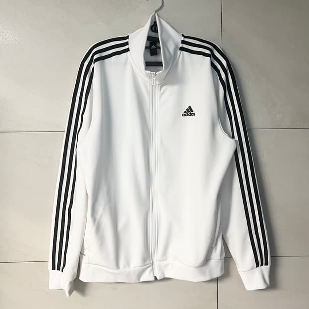 민트급 아디다스 흰,검 대장 져지 [XL]