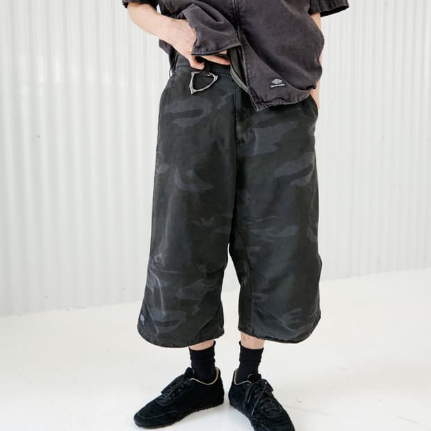 해칭룸 디키즈 스노우 쇼츠 카모 3사이즈(M)