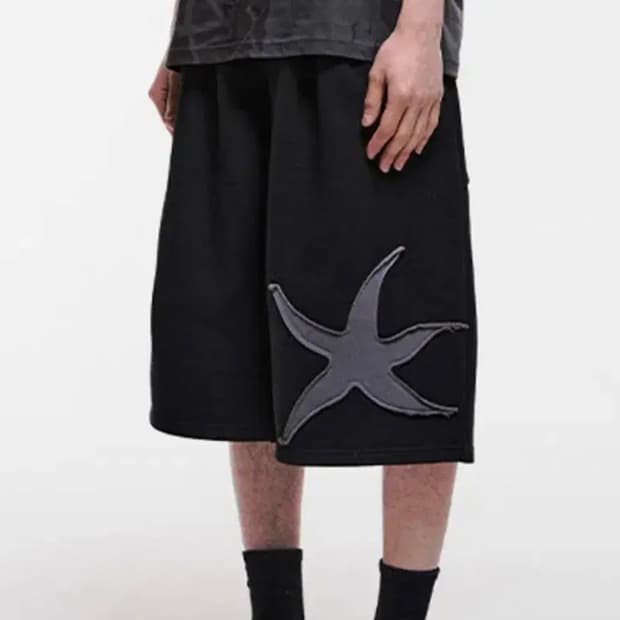 M 더콜디스트모먼트 스타피쉬 하프 스웻 팬츠