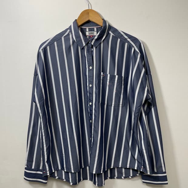 타미힐피거 스트라이프 셔츠 M - S63