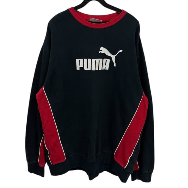 퓨마 오버핏 맨투맨