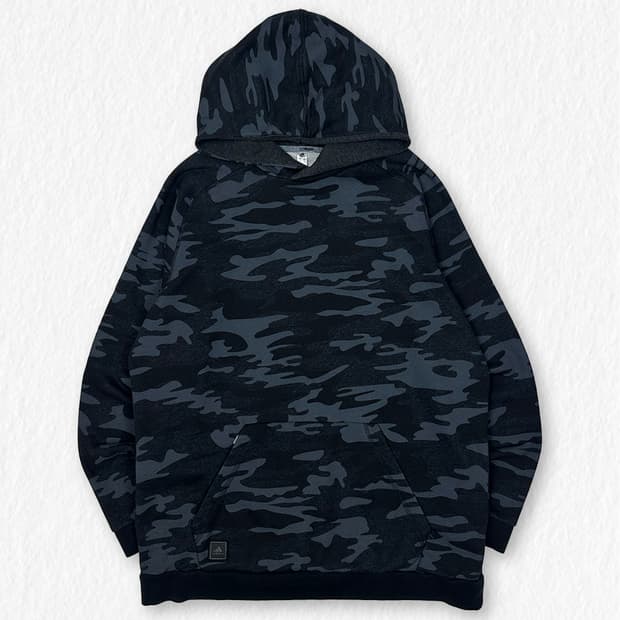 아디다스 카모플라주 패턴 후드티