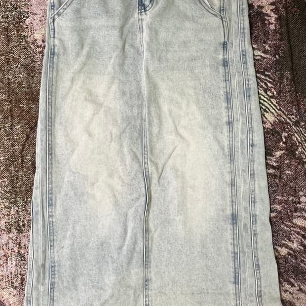 연청 트임 스커트