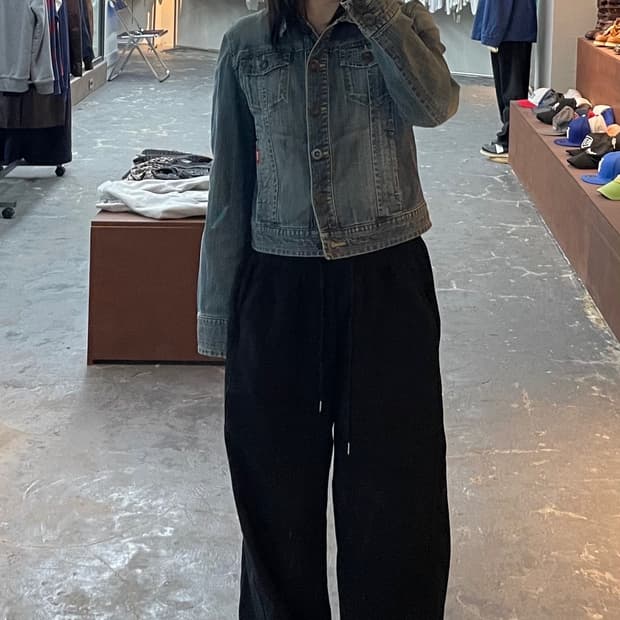 빈티지 데님 워싱 자켓 H1286