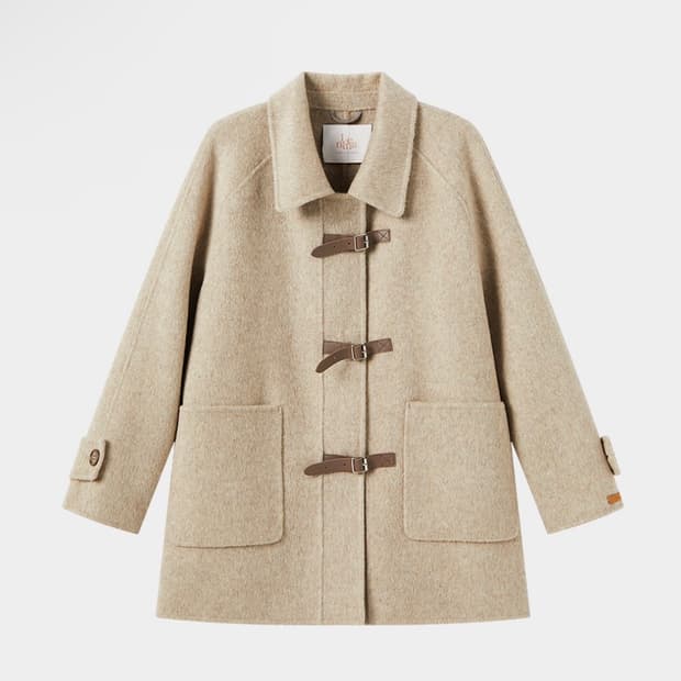 르니나 CAEL handmade wool buckle short coat