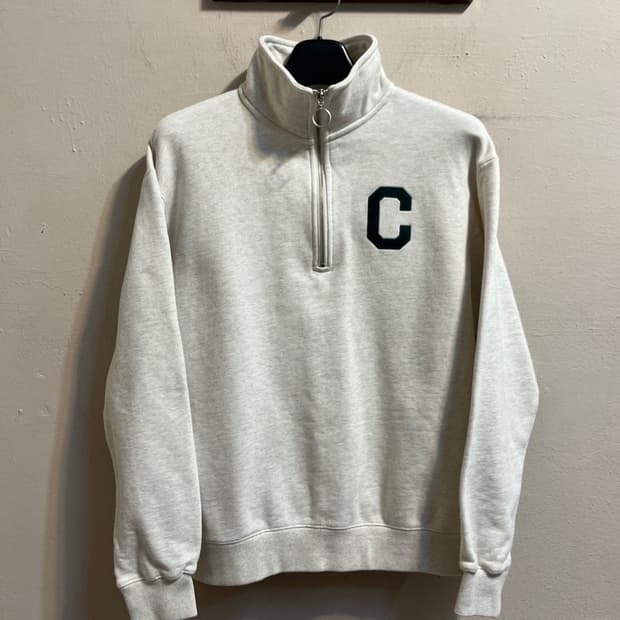 커버낫 C 로고 하프 집업 스웨트셔츠 (339)