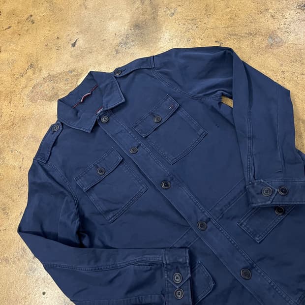 [정품/M] 타미힐피거 네이비 셔츠 자켓 b8