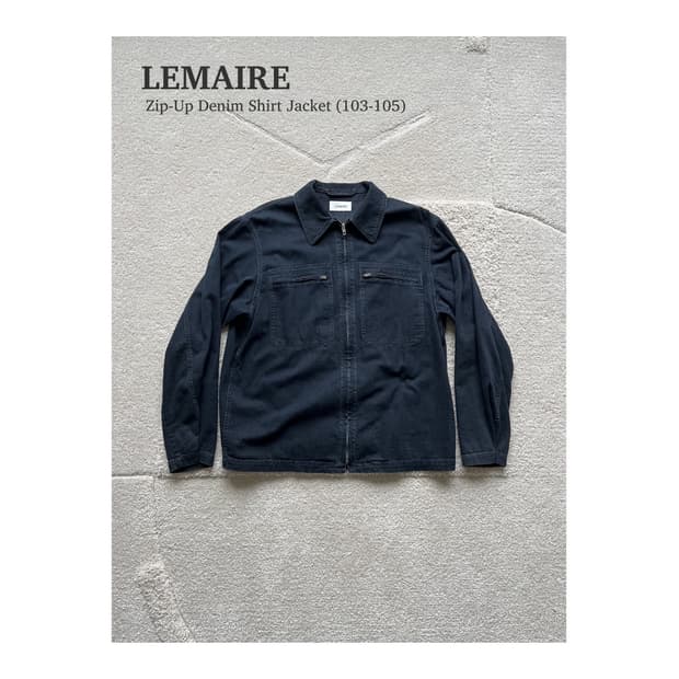 르메르 집업 데님 자켓 미드나잇 블루 (103-105)
