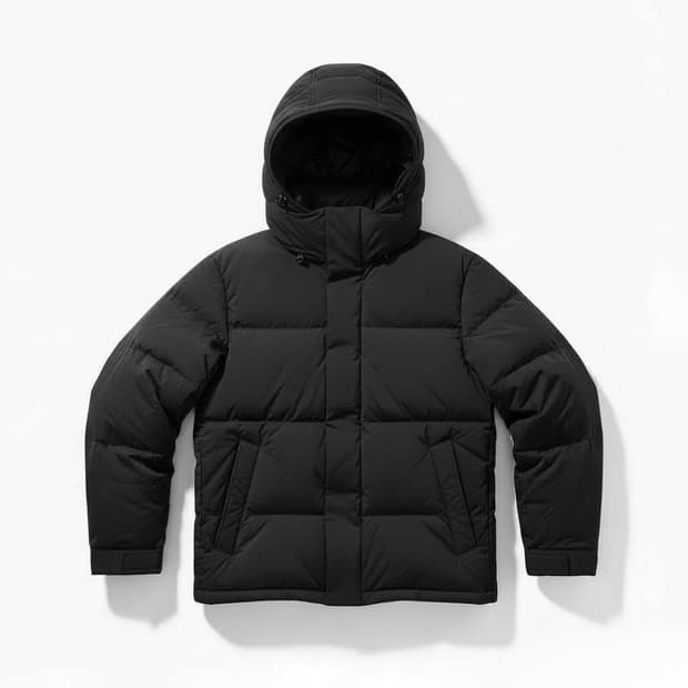 유니클로 +J 콜라보 블랙 다운 파카