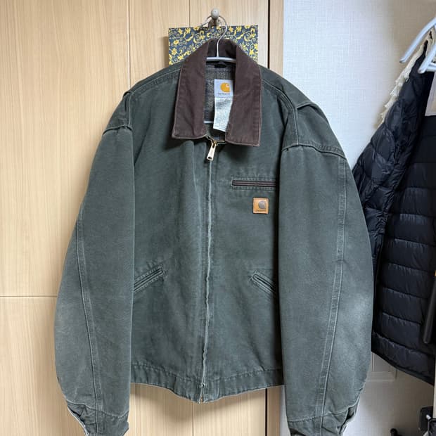 [XL] 칼하트 디트로이트 자켓 j97 mos