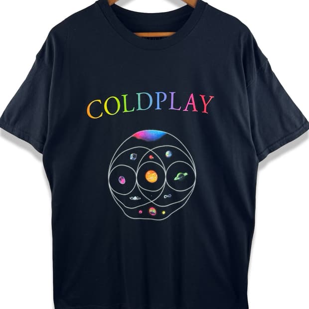 COLDPLAY 콜드플레이 월드투어 밴드 티셔츠3579