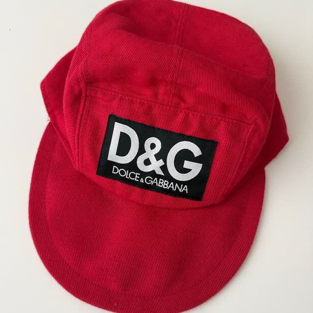 90s 빈티지 돌체앤가바나 D&G 캠프캡 (os)