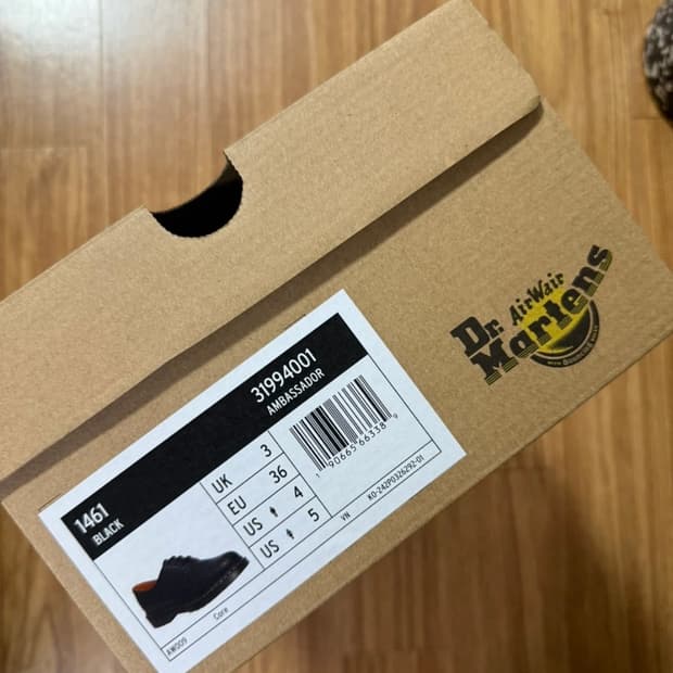 닥터마틴 1461 앰배서더 - 블랙(220 사이즈)