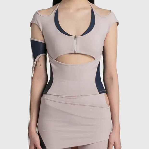 혜인서 홀터 레이서 탑 셋업 hyeinseo halter racer