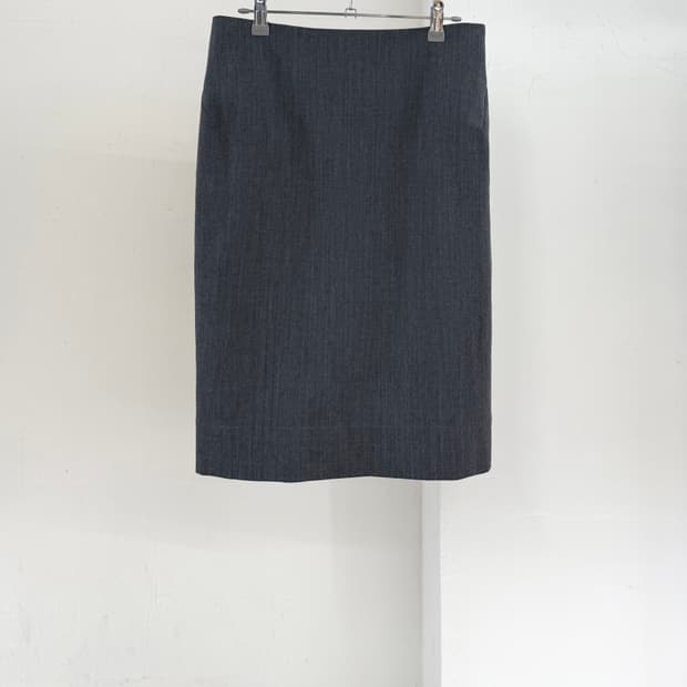 비비안 웨스트우드 그레이 펜슬 미디 스커트