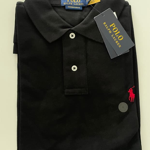 (새제품) Polo 폴로 랄프로렌 블랙 카라티 XL