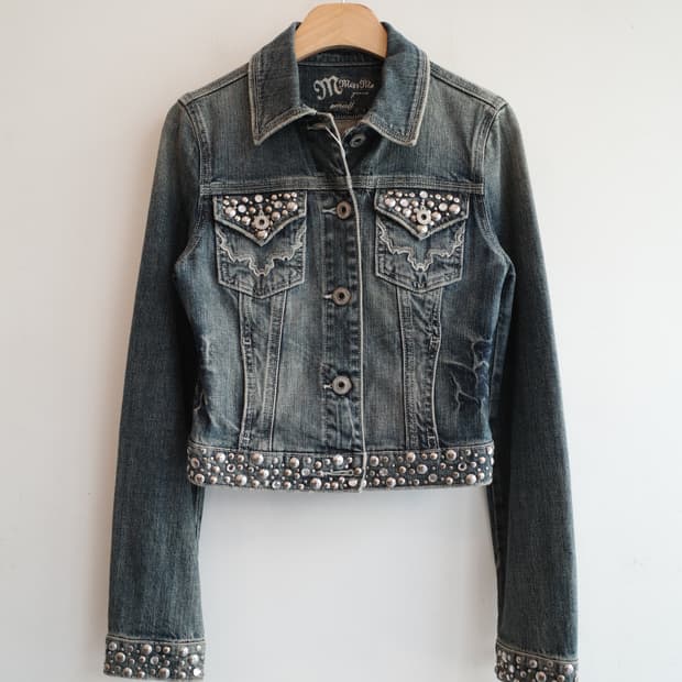 Miss ME 웨스턴 데님 자켓 