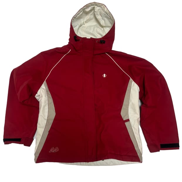 비비(BB) 우먼스 레트로 고프코어 윈드브레이커 후드 자켓