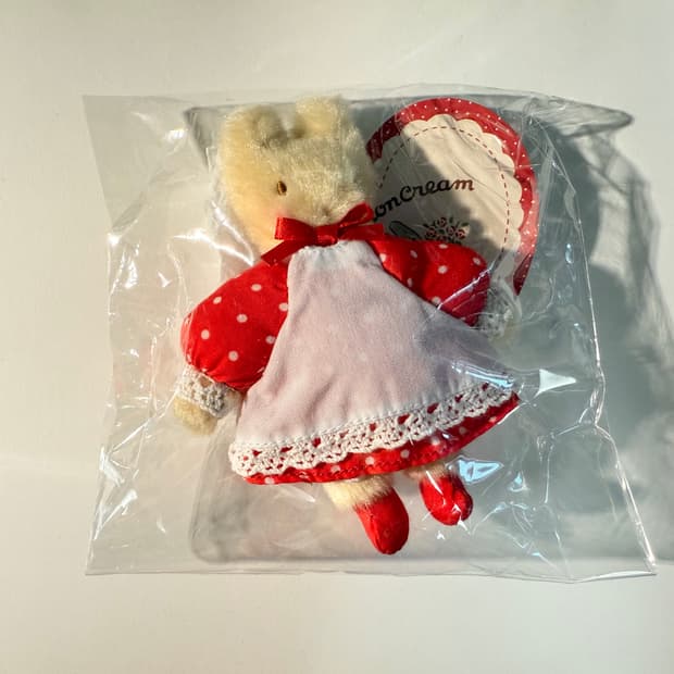 새상품) 산리오 마론크림 인형 백참 키링