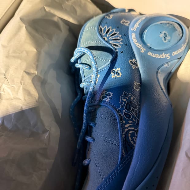 슈프림 나이키 줌 플라이트 95 스카이블루 265 급처