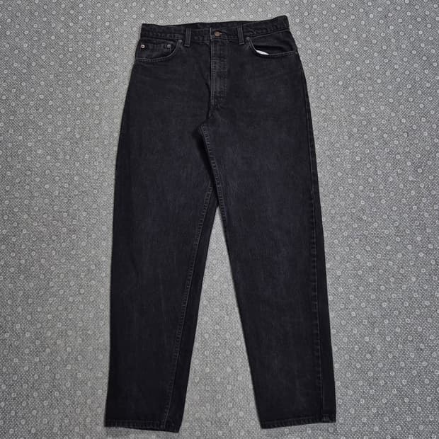 [36] 90s US made 리바이스550 블랙-A139