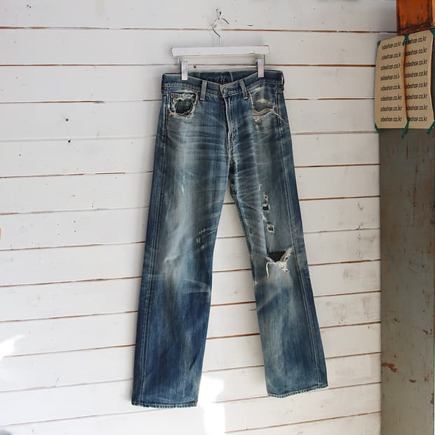 (착용컷) 리바이스 503 셀비지 진 (남성용 31)