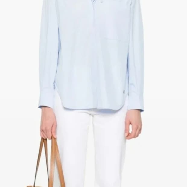 한섬 마쥬 MAJE 포플린 오버핏 셔츠 ~55