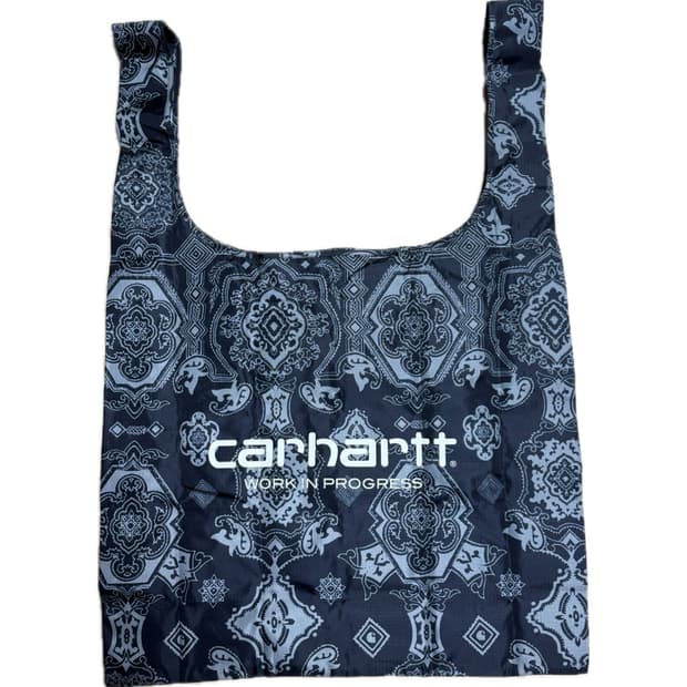 무료배송)칼하트 wip 벌스 쇼핑백 에코백 숄더백 블랙