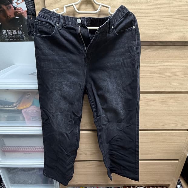 빈티지 블랙 데님 L사이즈