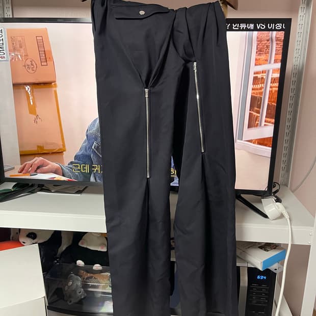 후미토간류 지퍼디테일 슬랙스