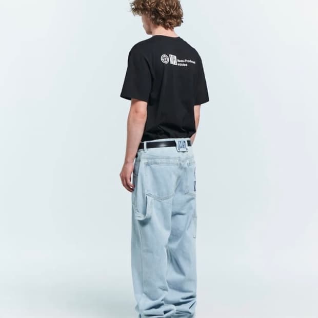 플라스틱프로덕트 MPa PAINTER DENIM PANTS 스틸 블루