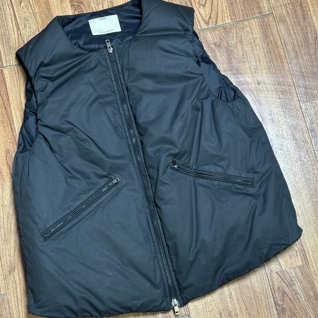 포터리 neat vest 패딩조끼