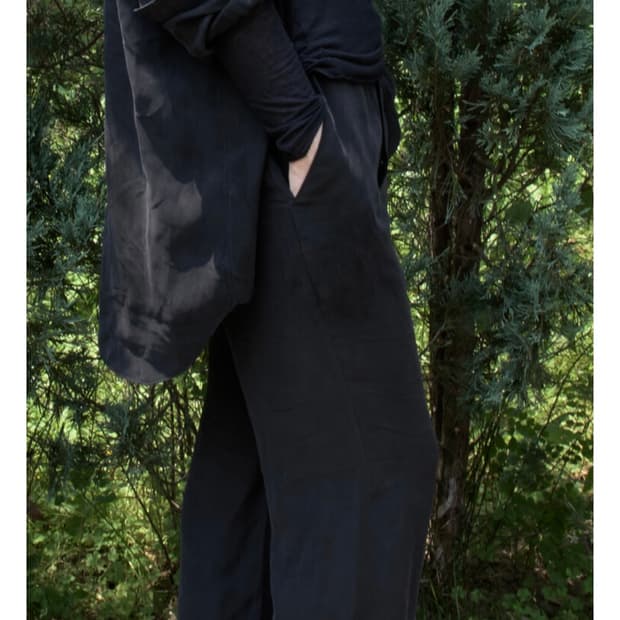 [4] mudule lounge pants / cupra (블랙)