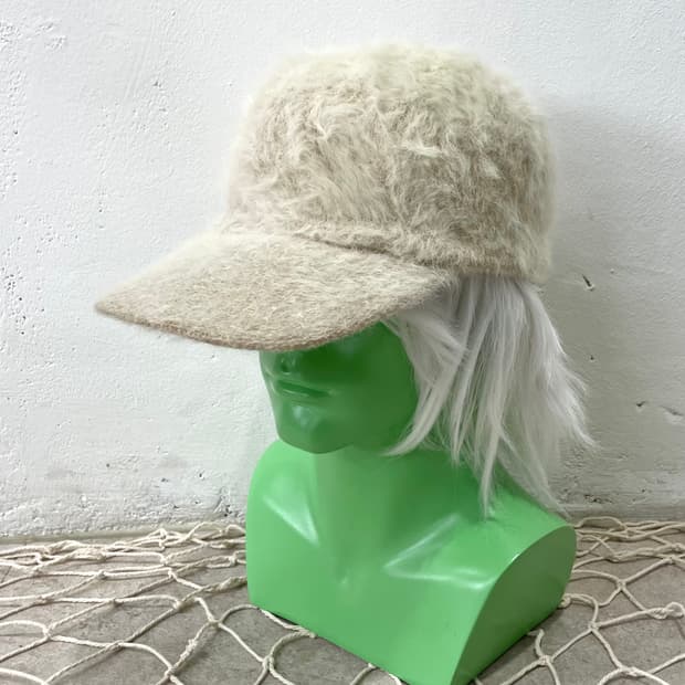 White Fur Cap