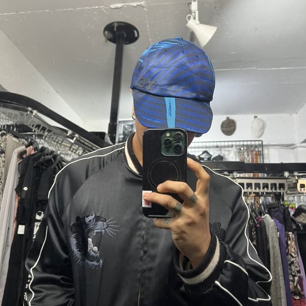 Y-3 Main logo Pattern Nylon Cap