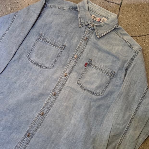 Levis 리바이스 연청긴팔셔츠