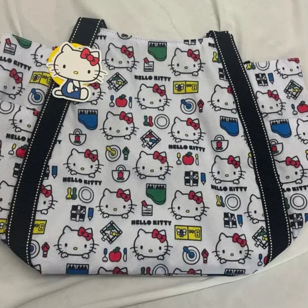 산리오 헬로키티 토트백 토트백 여행용 가방
