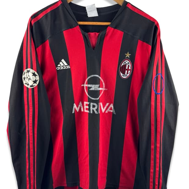아디다스 03-04 AC밀란 홈 긴팔유니폼2624
